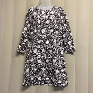 See By Chloe Women's Dress Size 8 Shift Floral Eyelet Italy Feminine Dainty